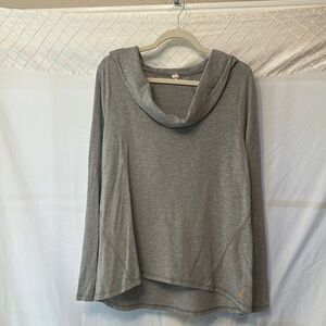 Lucy Gray Asymmetrical Long Sleeve Hoodie